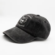 Schwarze Denim-Cap - Logo "Anti-Social Cat Owner" 
