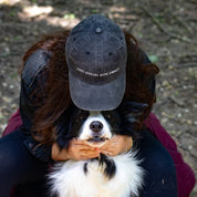 Schwarze Denim Cap - Anti-Social Dog Owner