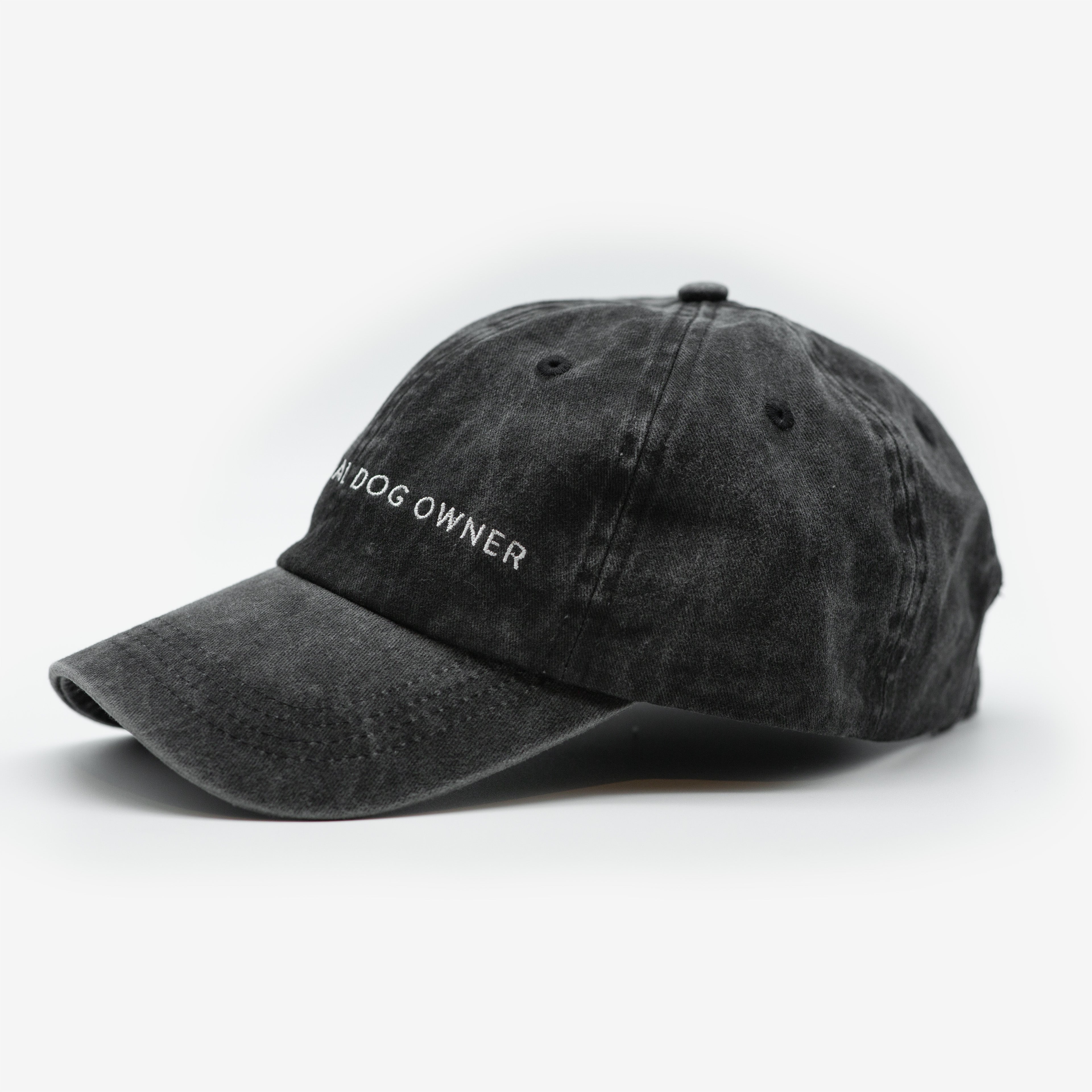 Schwarze Denim Cap - Anti-Social Dog Owner