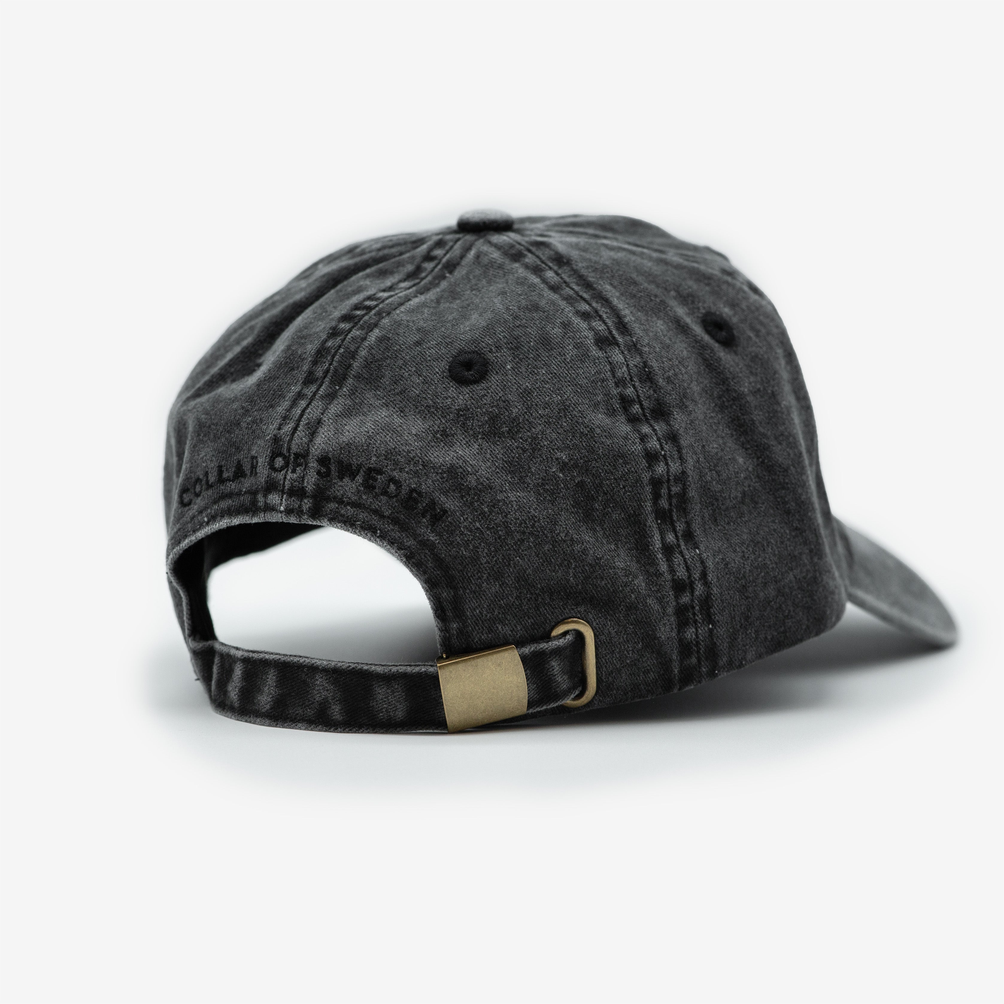 Black Denim Cap - Logo "Dogs & Wine Make Everything Fine"