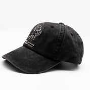 Schwarze Denim-Cap - Logo "Dogs. Because People Suck" 