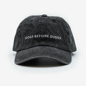 Schwarze Denim Cap - Dogs Before Dudes