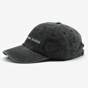 Schwarze Denim Cap - Dogs Before Dudes