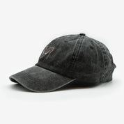 Schwarze Denim Cap - Windhund