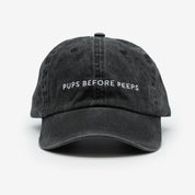 Schwarze Denim Cap - Pups Before Peeps
