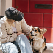 Schwarze Denim Cap - Pups Before Peeps