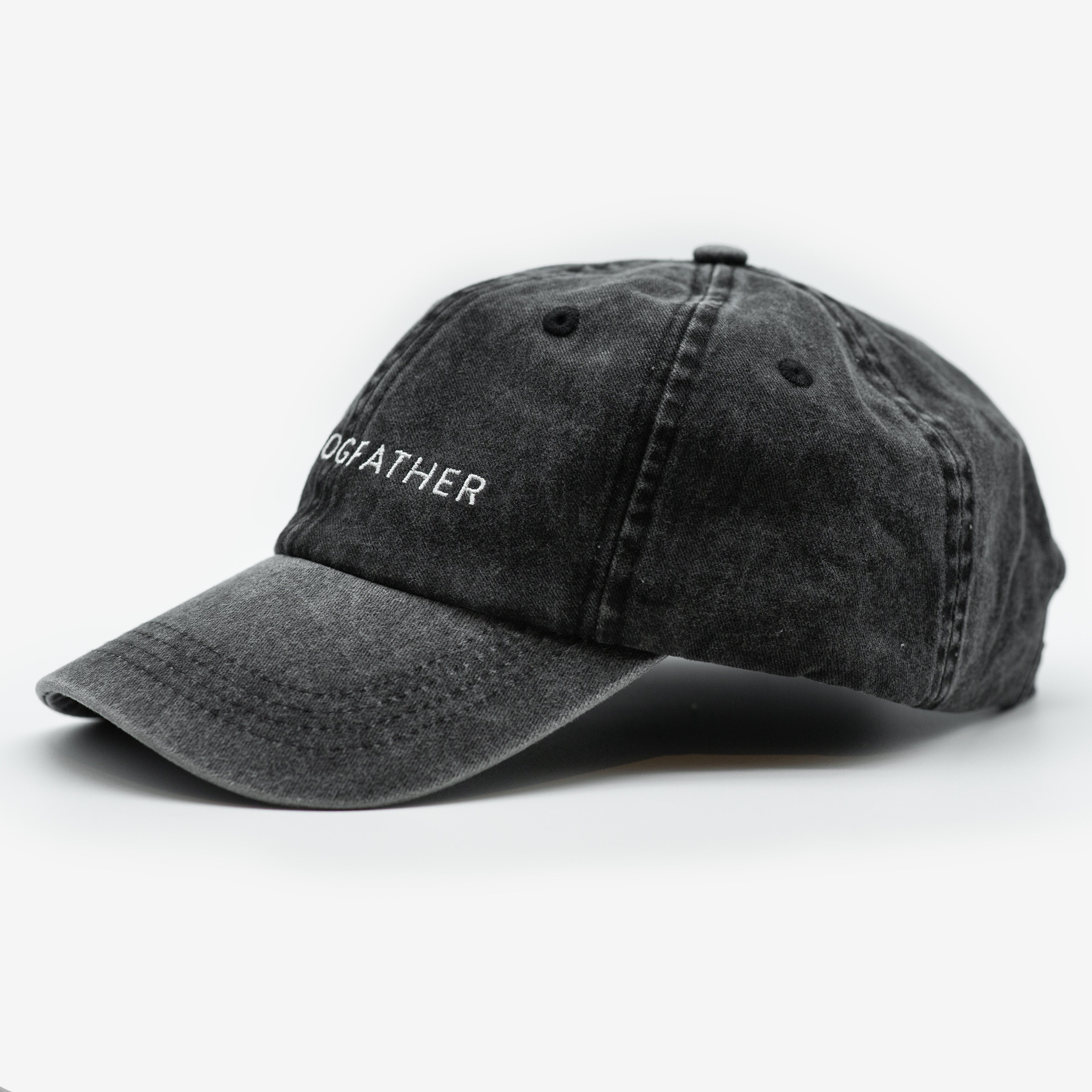 Schwarze Denim Cap - The Dogfather