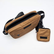 Reflektierende Bronze Hundespaziergang Tasche - Crossbody