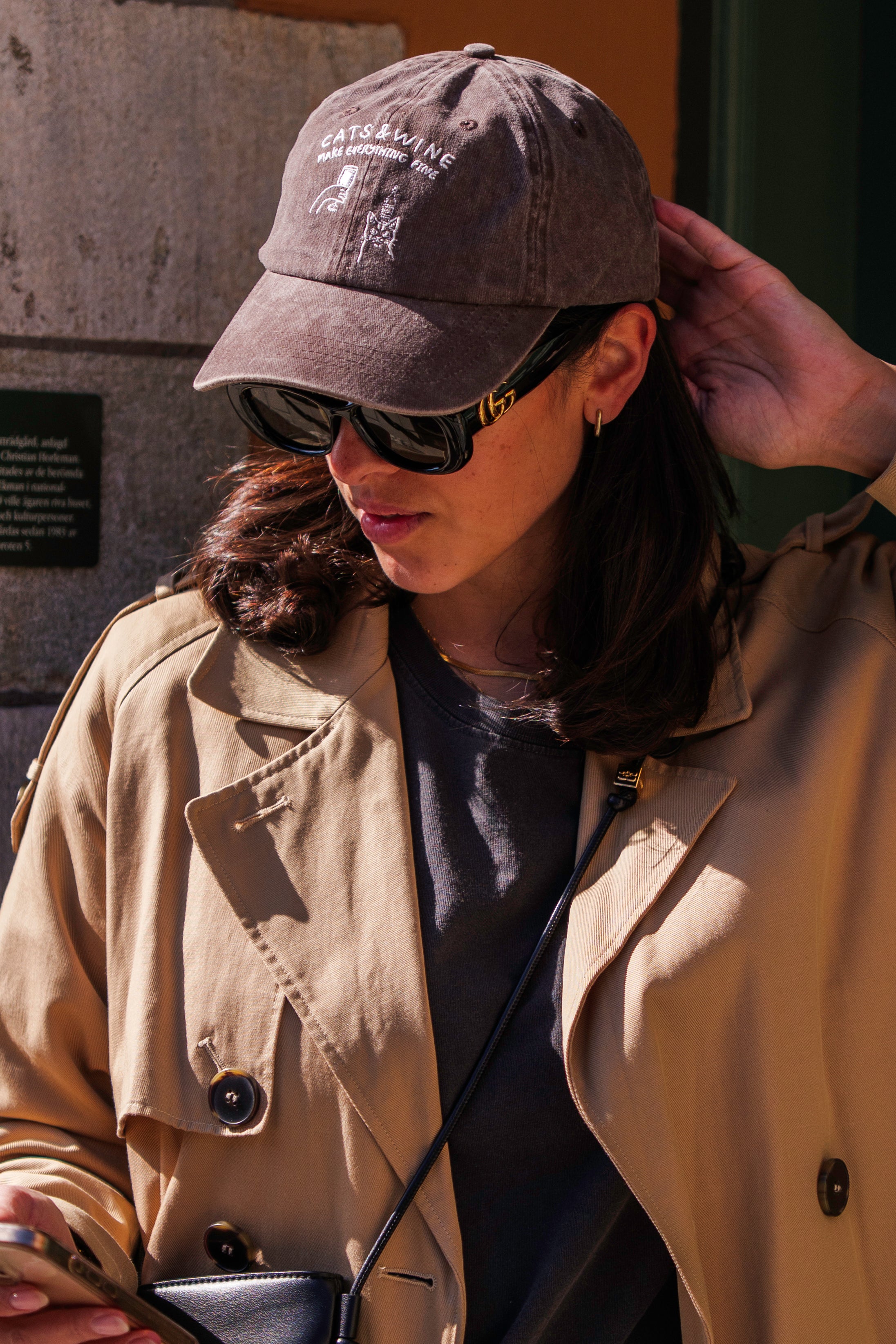 brown-denim-cap-cats-and-wine-make-everything-fine-logo-outside-sunglasses.jpg