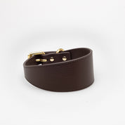Kaffeebraunes Hundehalsband Breit