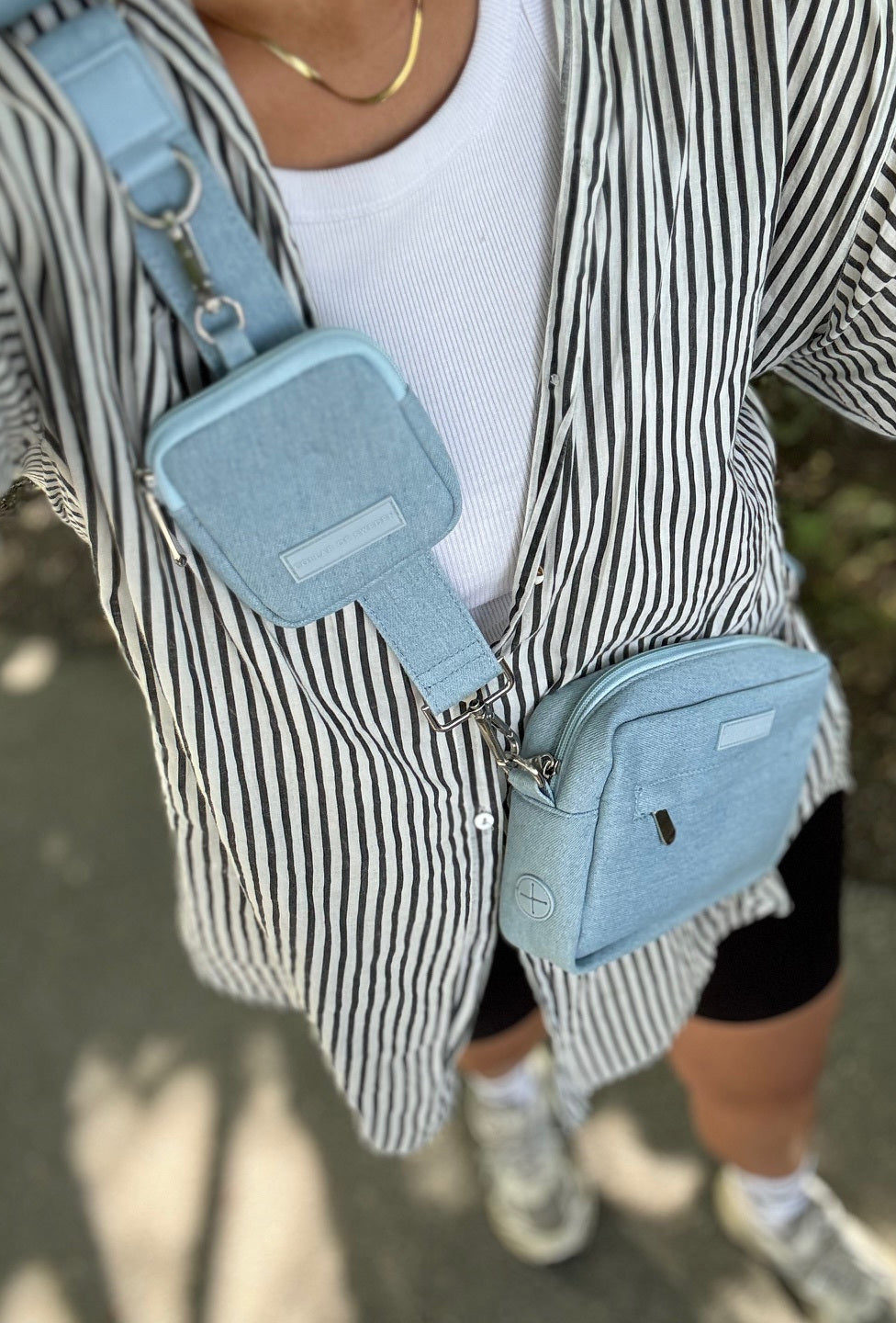 Denim-Hundetasche – Umhängetasche