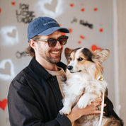 Dunkelblaue Denim Cap - The Dogfather