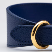 Dunkelblaues Hundehalsband Breit