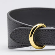 Dunkelgrauer Hundehalsband Breit