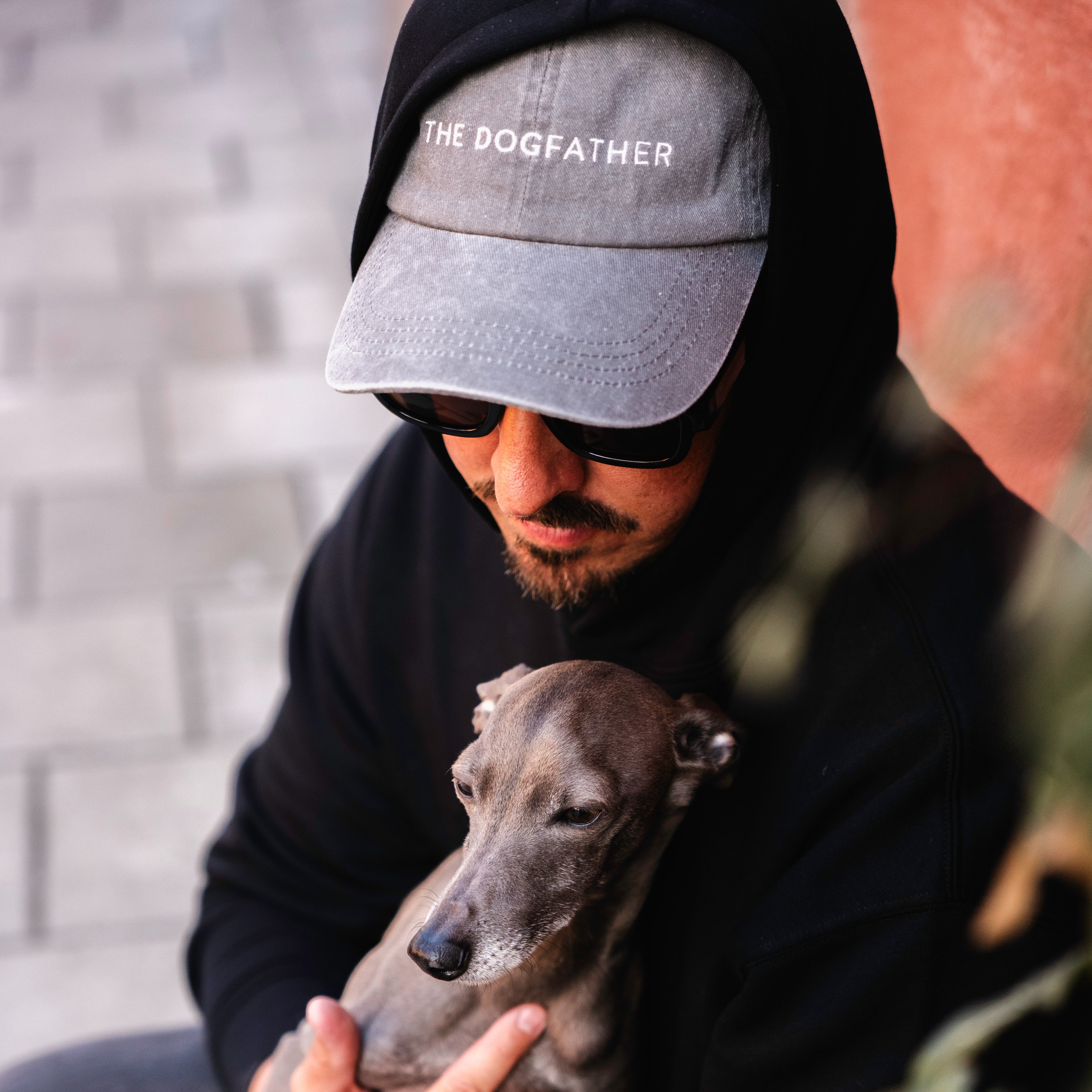 Graue Denim-Cap - The Dogfather 