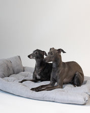 Graues Hundebett 3in1