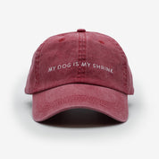 Rote Denim Cap  - My Dog Is My Shrink