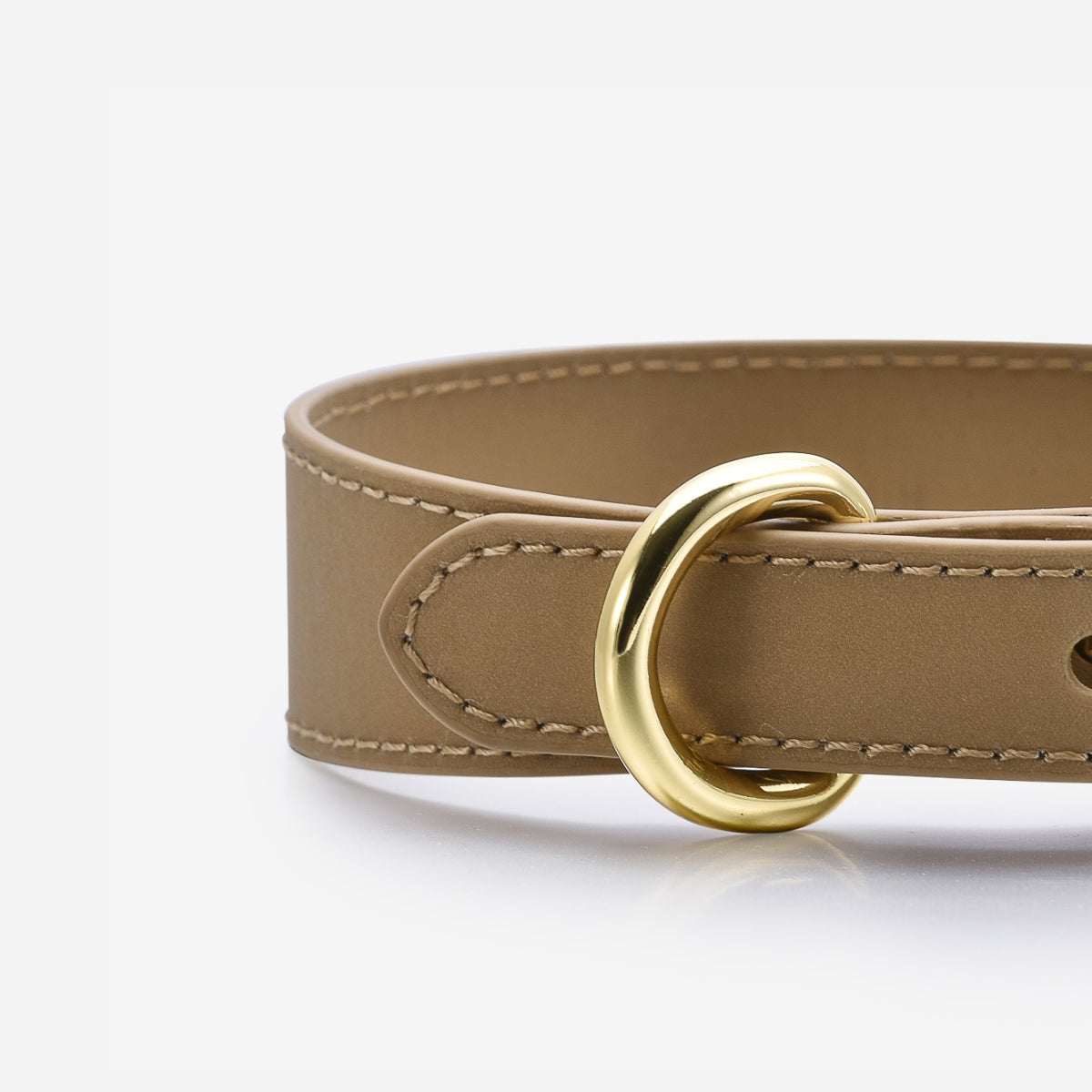 Reflektierendes Bronze Hundehalsband Dünn