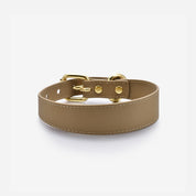 Reflektierendes Bronze Hundehalsband Dünn