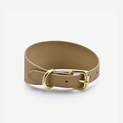 Reflektierendes Bronze Hundehalsband Breit