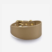 Reflektierendes Bronze Hundehalsband Breit