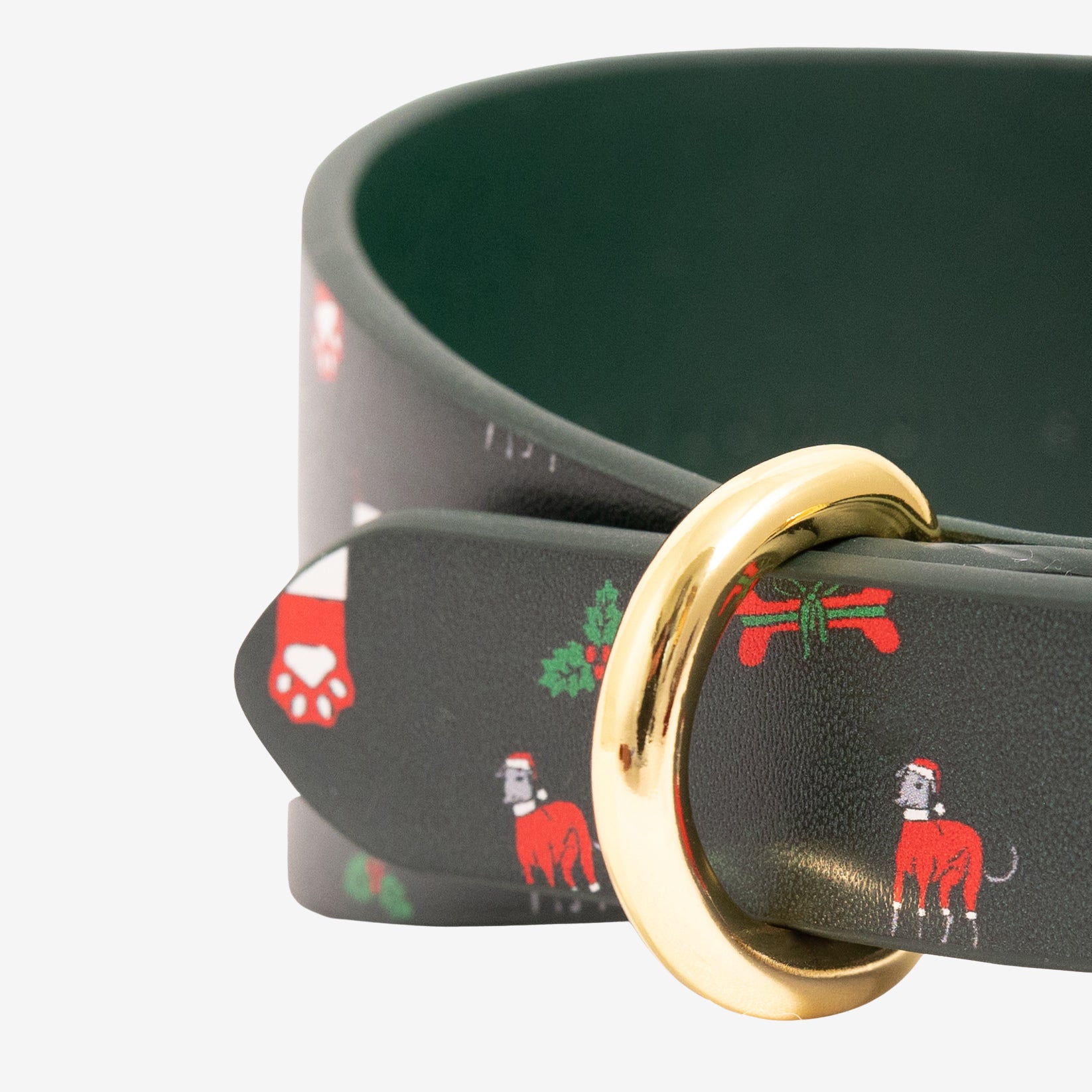 Santa Paws Christmas Dog Collar Wide